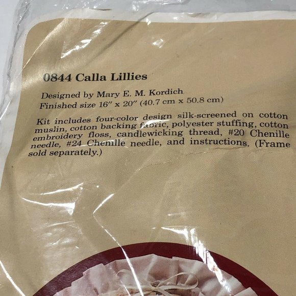 Creative Circle Cross Stitch Kit 844 Calla Lillies - Picture 3 of 6